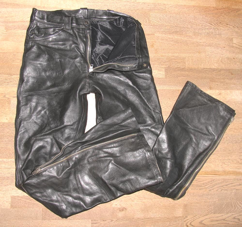 Unikat leather jeans - unikat, biker