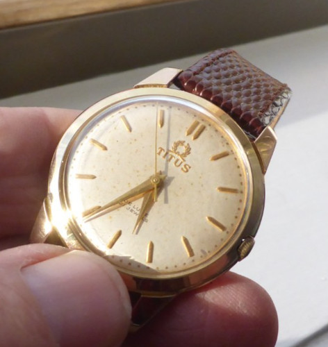Titus vintage man watch - vintage, man's