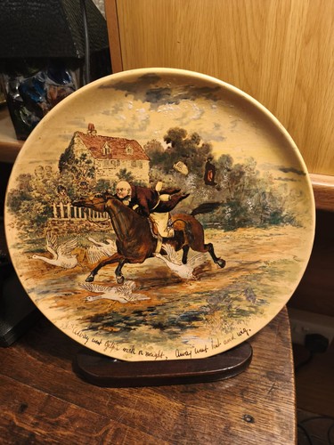Signed mintons plate antique - plate,