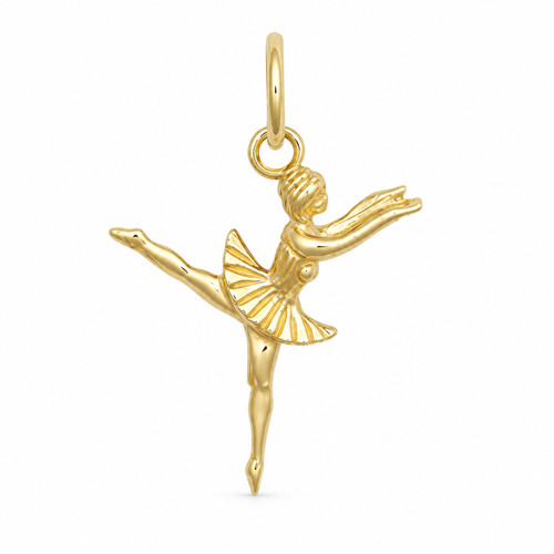 Genuine 9ct gold - gold, ballerina