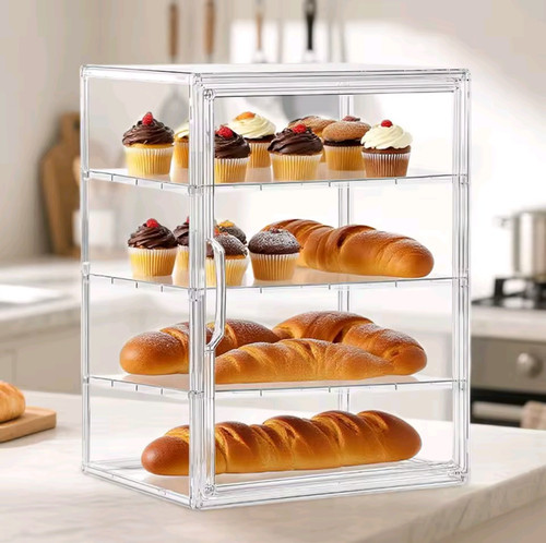 Tier clear acrylic bakery - 4,