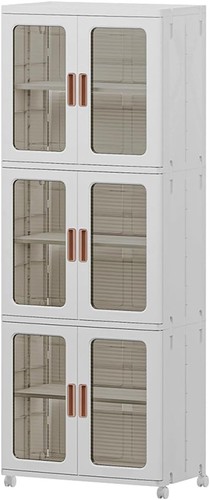 Clear stackable shoes - clear, shelf