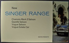 1965 Singer Brochure Gazelle