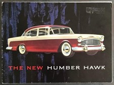 HUMBER HAWK Car Sales Brochure c1950's #3184/EX