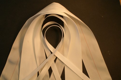 White webbing 13mm 25mm - white,