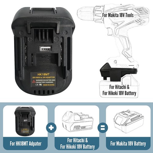 Battery adapter for hitachi - adapter,