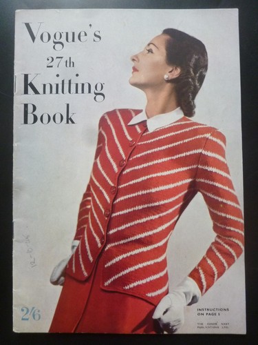 Vogue 27th knitting - knitting, book