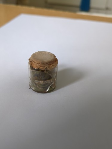 Vintage dolls house jar - house,