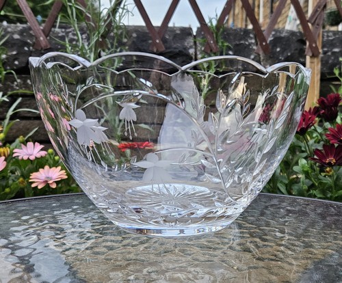 Large stuart crystal - crystal, 9in