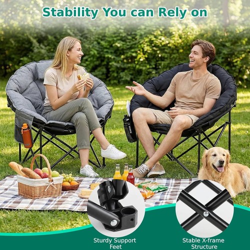 Folding moon chair with - moon,