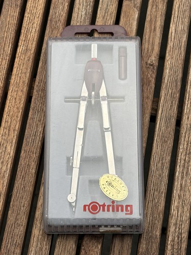 Vintage rotring convex compass - vintage,