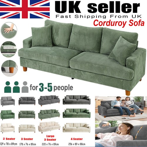 Seater corduroy sofa jumbo - corduroy,