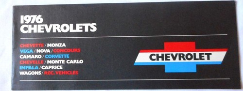 1976 chevrolet dealer - , catalog