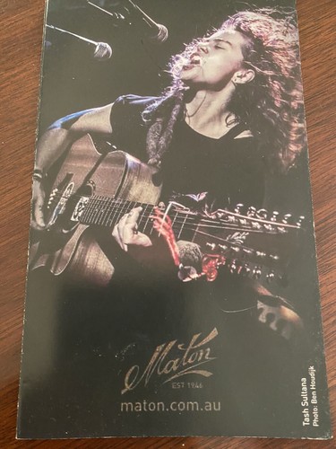 Maton guitar flyer featuring - guitar,