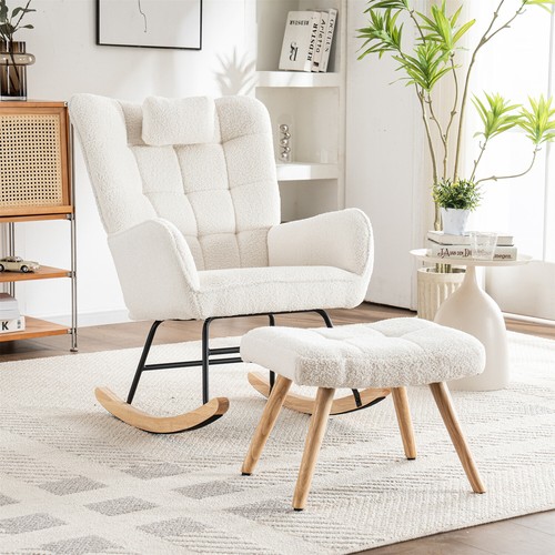 Rocking chair and ottoman - ottoman, set