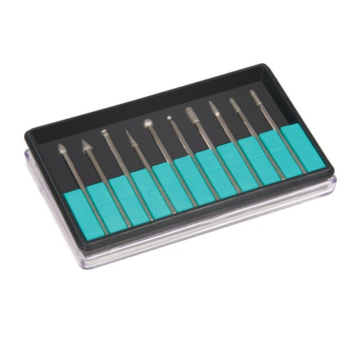 Silverline diamond burr set - silverline, 10