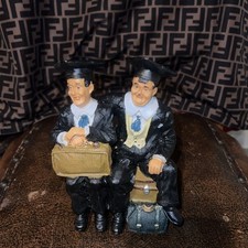 Large Laurel and Hardy Ceramic Statue 