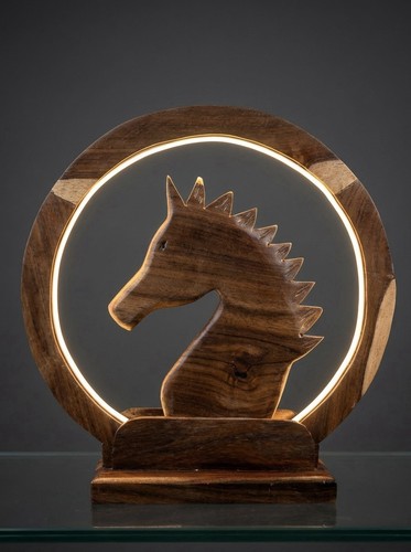 Handmade wooden horse shape - handmade,