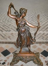 Vintage MCM Statue Door