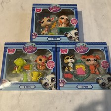 Littlest Pet Shop 2 Pets  2 Figure Pack x 3 Relay Racers, Zoo & Jump N Joy  