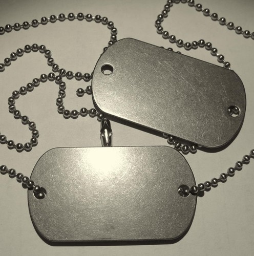 Dog tags hole military - dog,