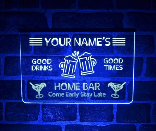 Custom home bar led - bar, light