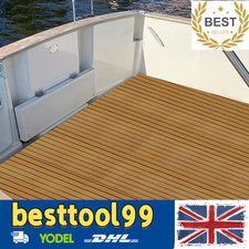 Boat Marine Yacht Boat Deluxe Flooring Mat Faux Teak Decking Sheet Pad EVA Foam