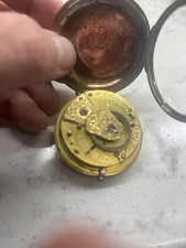 Solid silver pocket watch Made by R Edmund's Of Brentwood Fully serviced