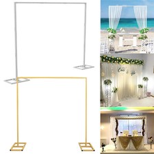 3x3m / 10x10ft Adjustable Wedding Backdrop Stand Background Pipe Stage Decor