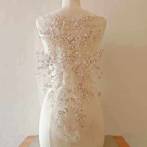 Heavy beaded bridal - bridal, bodice