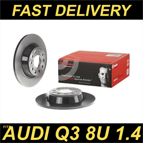 Brake discs pair solid - 2x, for