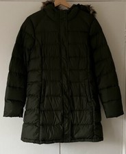 THE NORTH FACE METROPOLIS 550 DOWN FILL PARKA IN KHAKI SIZE L