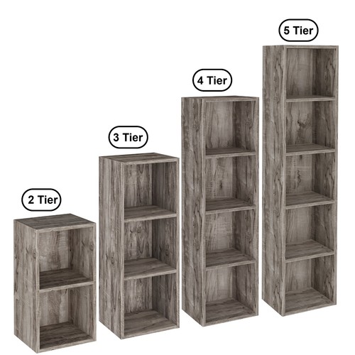 Cube 5 tier wood - 5,