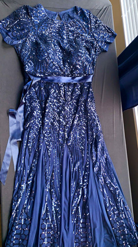 Richards 18w navy sequin - richards,