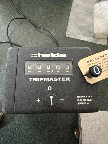 Halda tripmaster serial number - tripmaster,