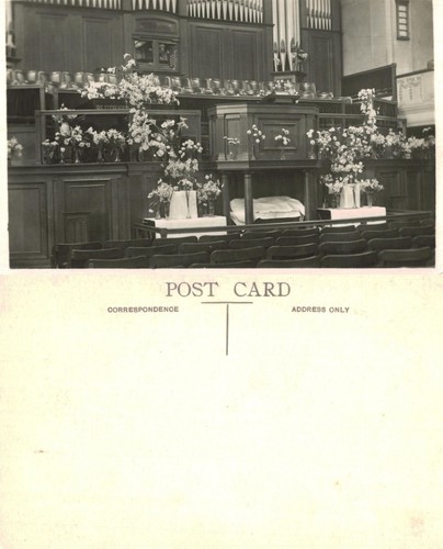 Vintage postcard church - vintage,