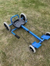 Rare Vintage Kettler Bioco Blue Childs Go Kart