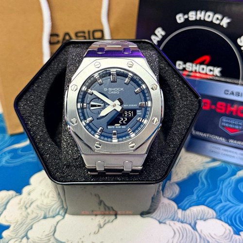 Casio shock gma 2100 - gma-2100, blue