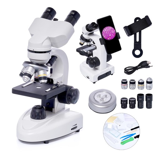 Binocular microscopes 200x 50x - 200x,