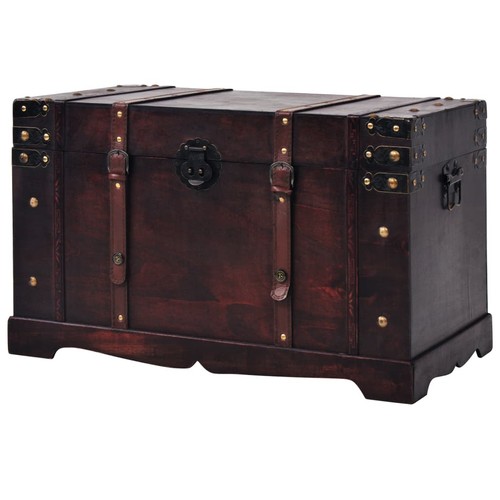 Vintage treasure chest - treasure, wood