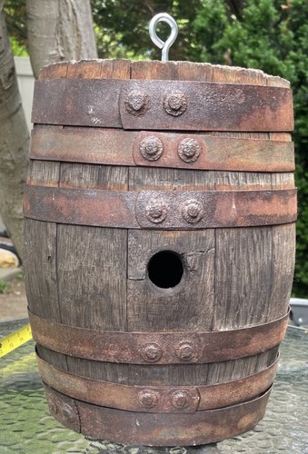 Antique vintage wooden keg - antique,