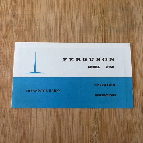 Ferguson model 3158 - model,