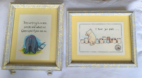 Vintage framed winnie the pooh - vintage,