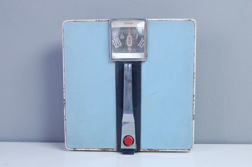 Vintage scale krups blue - vintage,