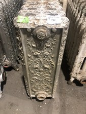 Cast Iron Radiator Ornate Decorative Italian flue Flowers  Rare