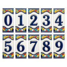 Sunburst ceramic house - ceramic,