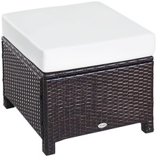 Outsunny Rattan Footstool