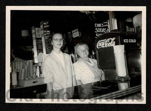 Soda shop cafe counter - soda, shop/cafe