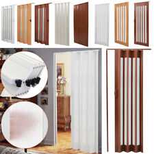 6/10mm PVC Folding Accordion Door Room Divider Wall Washable Doors Sliding Panel