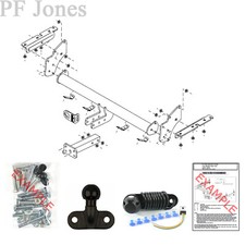 Tow-Trust Towbar for Mitsubishi Shogun LWB SUV 2007-2018 - Flange Tow Bar